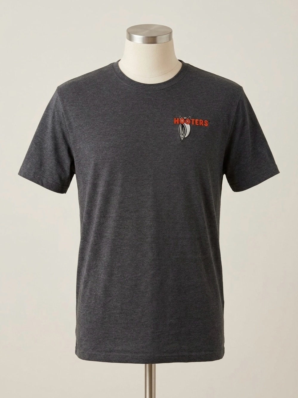 ENGINE Denim Culture Hooters Graphic T-Shirt - Charcoal Grey - XXL